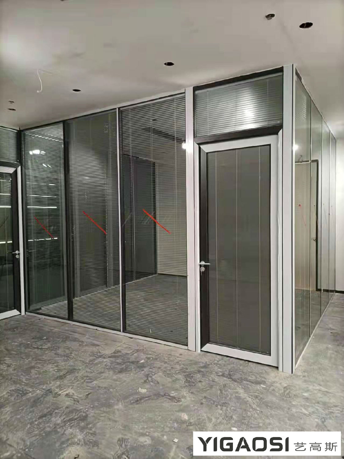 雙玻璃百葉隔斷 雙玻璃百葉隔斷